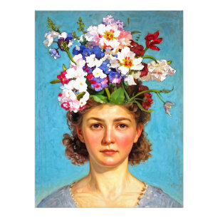 „Blooming Bouffant“ Anna - Kunst- und Blumengesell Fotodruck