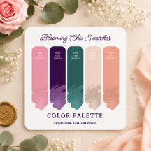 Blooming Chic • Carte de palette de couleurs de ma