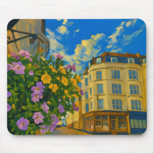 Blooming Corner - Vibranding European Street Mousepad