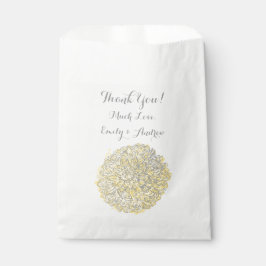 Blooming Dahlia Yellow Iris Wedding Geschenktütchen