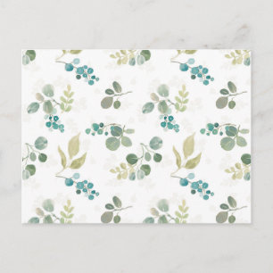 Blooming Delight Pattern Postkarte