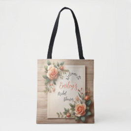 Blooming for Emily: Ein Personalisiertes Brautpart Tasche