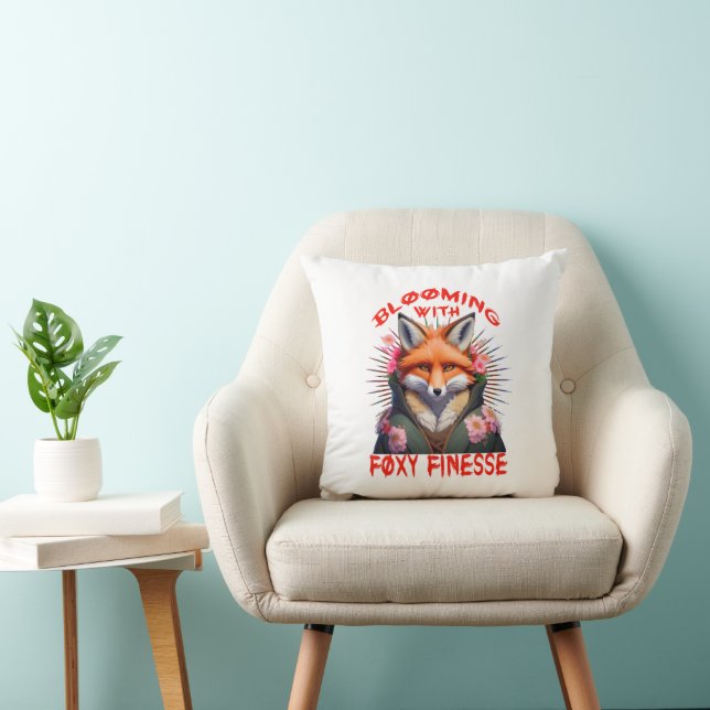 Blooming Fox Fashion Ästhetik Kissen (Stuhl )