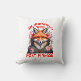 Blooming Fox Fashion Ästhetik Kissen
