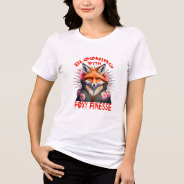 Blooming Fox Fashion Ästhetik Tri-Blend Shirt