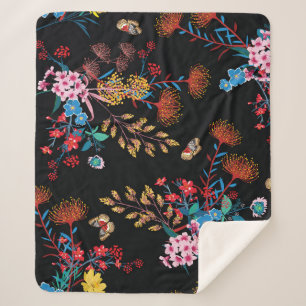 Blooming Garden Butterflies Liberty Style Sherpadecke