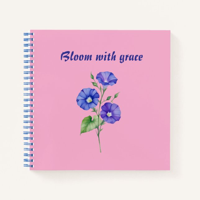 🌸 Blooming Grace Notebook 🌸 Notizbuch (Vorderseite)
