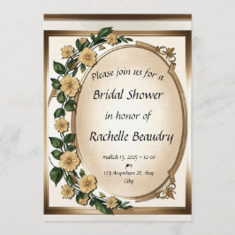 Blooming Love - Custom Bridal shower Invitations Einladung