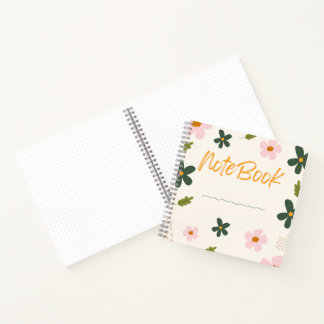 Blooming Notebook 🌸 ✨ - Minimalistische Blumendes Notizbuch
