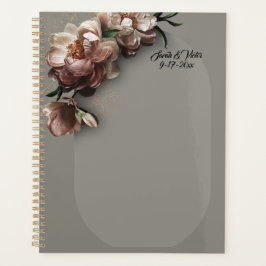 Blooming Peonies Stationery Planer