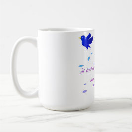 Blooming positivity  colour ful floral quote Mug Kaffeetasse