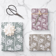 Blooming Rhythm Floral Silhouette - multicilored