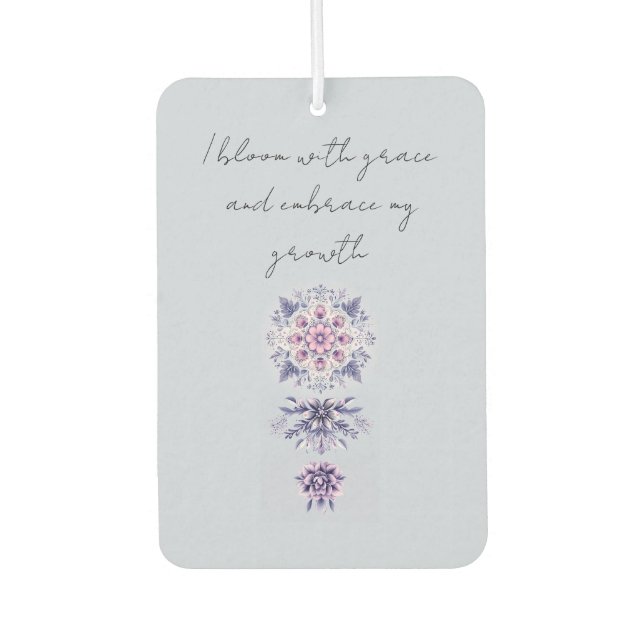 Blooming Serenity Mandala Air Freshener Autolufterfrischer (Vorderseite)