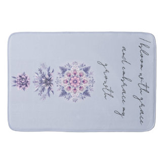 Blooming Serenity Mandala Bath Mat Badematte