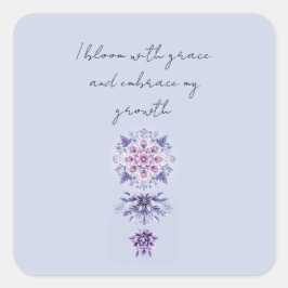 Blooming Serenity Mandala Sticker