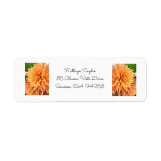 Blooming Summer Dahlia Return Address