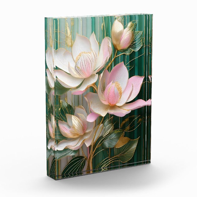 Blooming Wallpaper Japanisch Magnolia Art Fotoblock (Links)