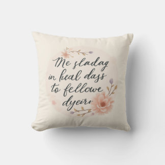 Blooming Words - Inspiration für das Kissen von Zi