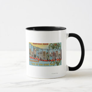 Bloomington, Illinois - Großbuchstaben - Szenen 2 Tasse