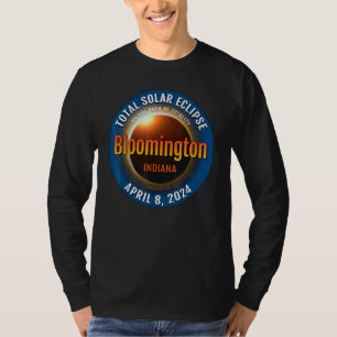 Bloomington Indiana IN Totale Sonnenfinsternis 202 T-Shirt