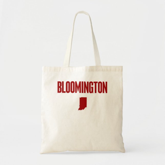 Bloomington Indiana Zuhause Staaten Tragetasche (Vorne)