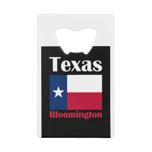 Bloomington TX Geldbeutel Flaschenöffner
