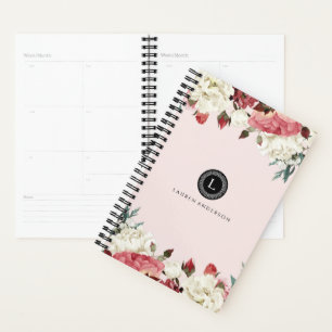 Blooms botaniques Rose Vintage Monogramme Planific