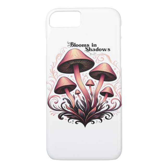 Blooms Shadows - Whimsigoth Mushroom Art Pasta mac Case-Mate iPhone Hülle (Rückseite)
