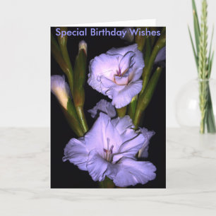 blooms, Special Birthday Wishes Karte
