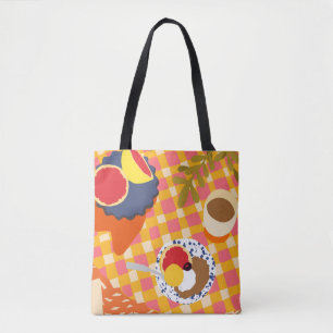 Blooms und Brunch Tasche