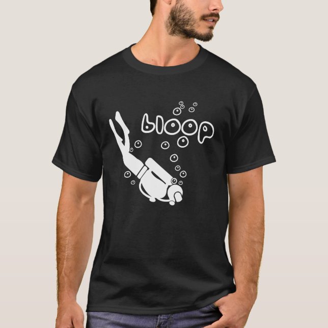 Bloop Scuba Dive T-Shirt (Vorderseite)