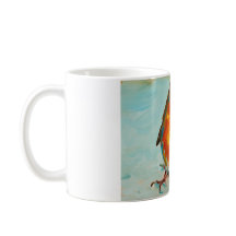 BloOrp! Der englische rote Robin auf blauem