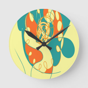 BloosK-Kimchuckle Runde Wanduhr