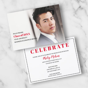 Bloquer Les Invitations De La Fête De Diplôme De P