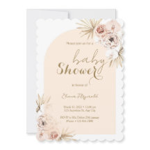 Bloral Arch Baby Dusche Einladung
