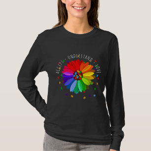 Bloral Autismus Bewusstsein Daisy Blume für Mama W T-Shirt