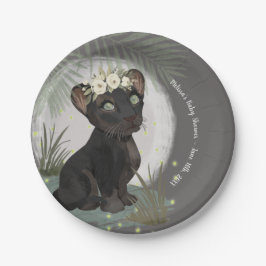 Bloral Black Panther Babydusche Pappteller