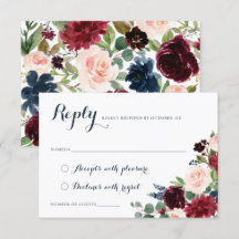 Bloral Burgundy Navy Blush Wappen Elegante UAWG