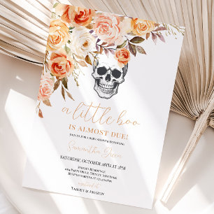 Bloral Skull Halloween Kinderdusche Einladung