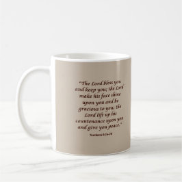 Blorbibel Gesegnete Verse Kaffeetasse