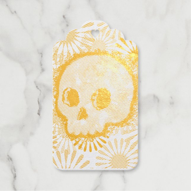 BlorBurst Skull Geschenkanhänger (Vorderseite)