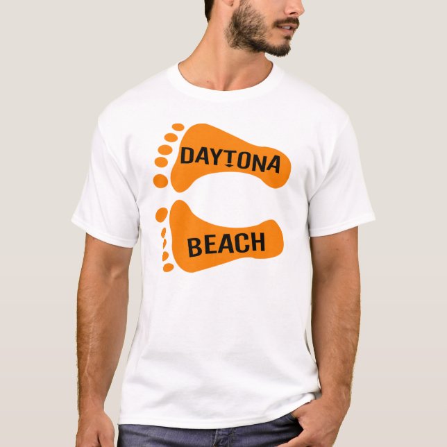 Bloße Füße Daytona Beach T-Shirt (Vorderseite)