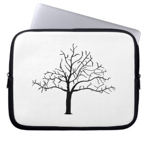 Bloßer Baum-Entwurf Laptopschutzhülle