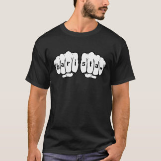 Bloßer Knöchel Barista T-Shirt