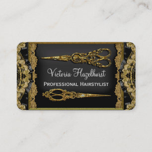 Bloßes Hazelhurst Doppeltes Scissor 3,5" x 2,0" Visitenkarte