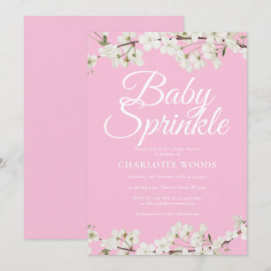 Blossom Baby Sprinkle / Dusche Einladung