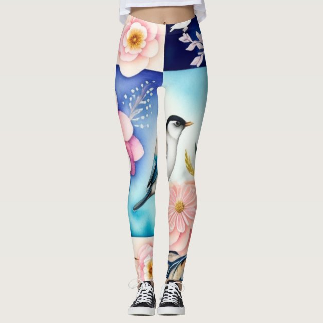Blossom & Bird  Leggings (Vorderseite)