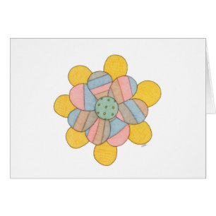 Blossom Blank Carte pour notes