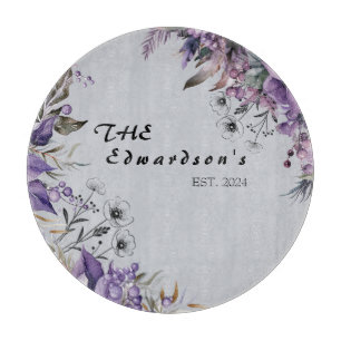 Blossom & Bloom: Florales Schneidbrett Schneidebrett