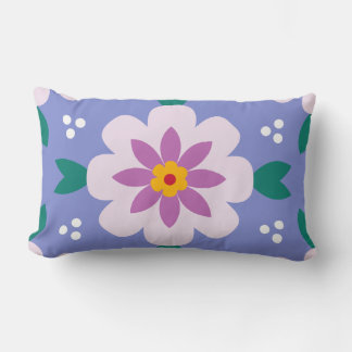 Blossom Blume Muster Pillow Lendenkissen